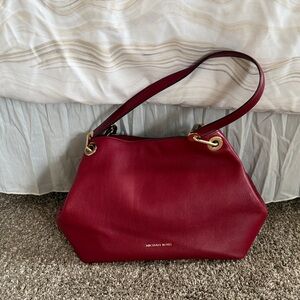 Michael Kors Burgundy Shoulder Bag
